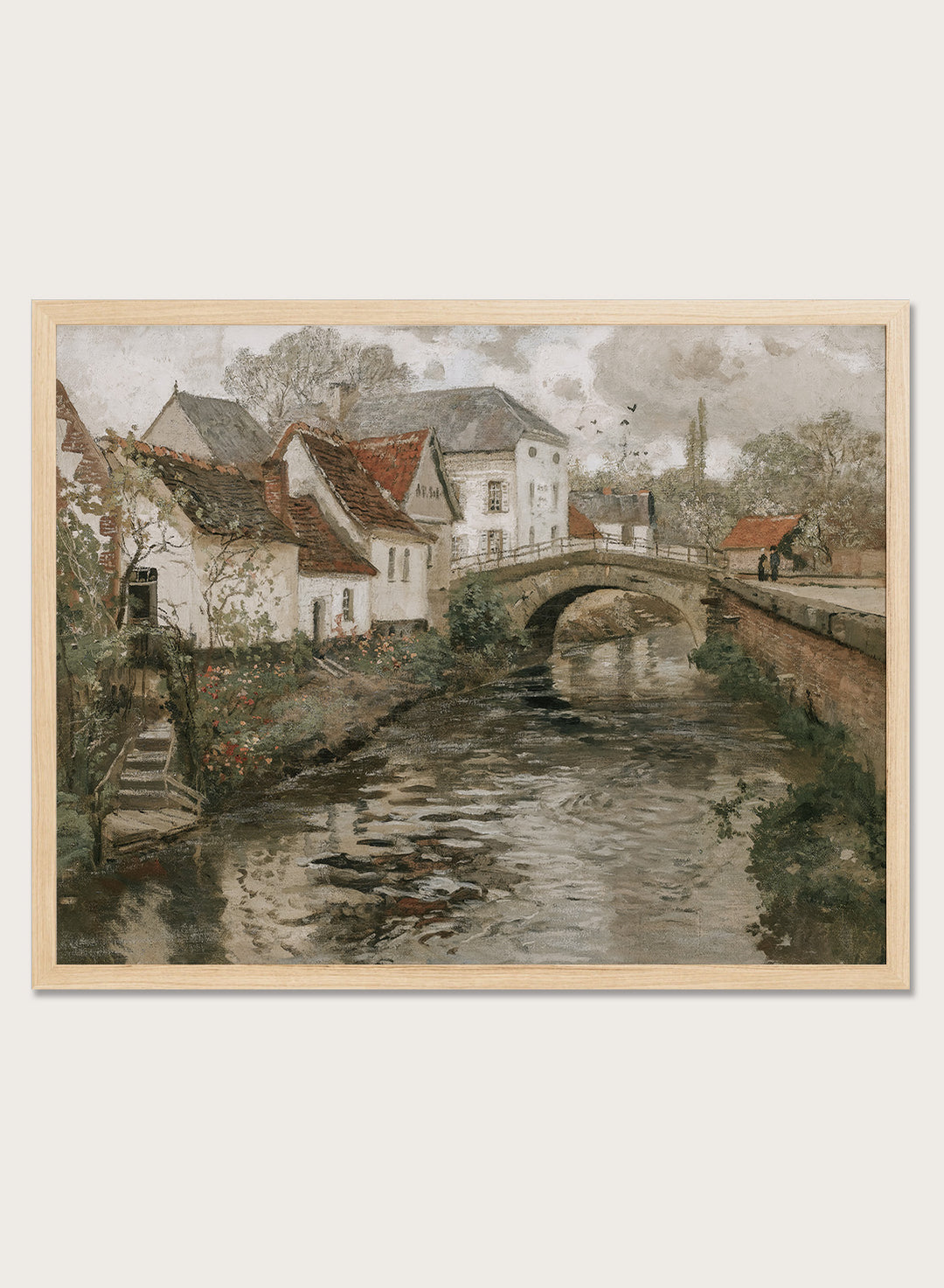 "Small Town Near La Panne, Belgium" Art Print