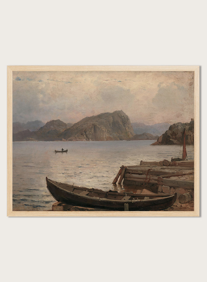 "River Landscape" Art Print