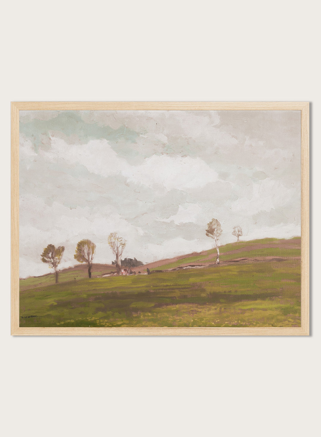 "Landscape in the Vicinity of Kameničky" Art Print