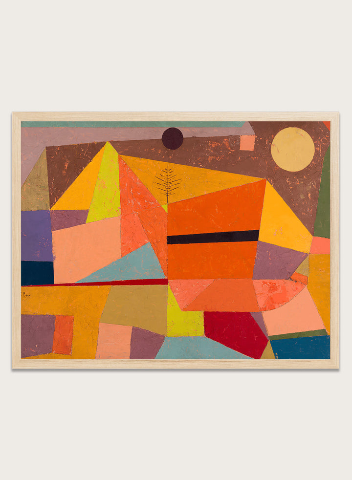 Paul Klee Joyful Mountain Landscape 1929 Art Print