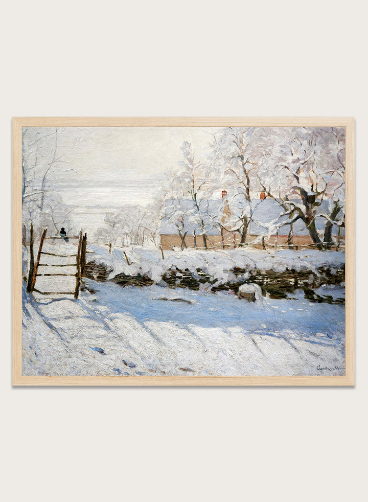 Claude Monet The Magpie Art Print