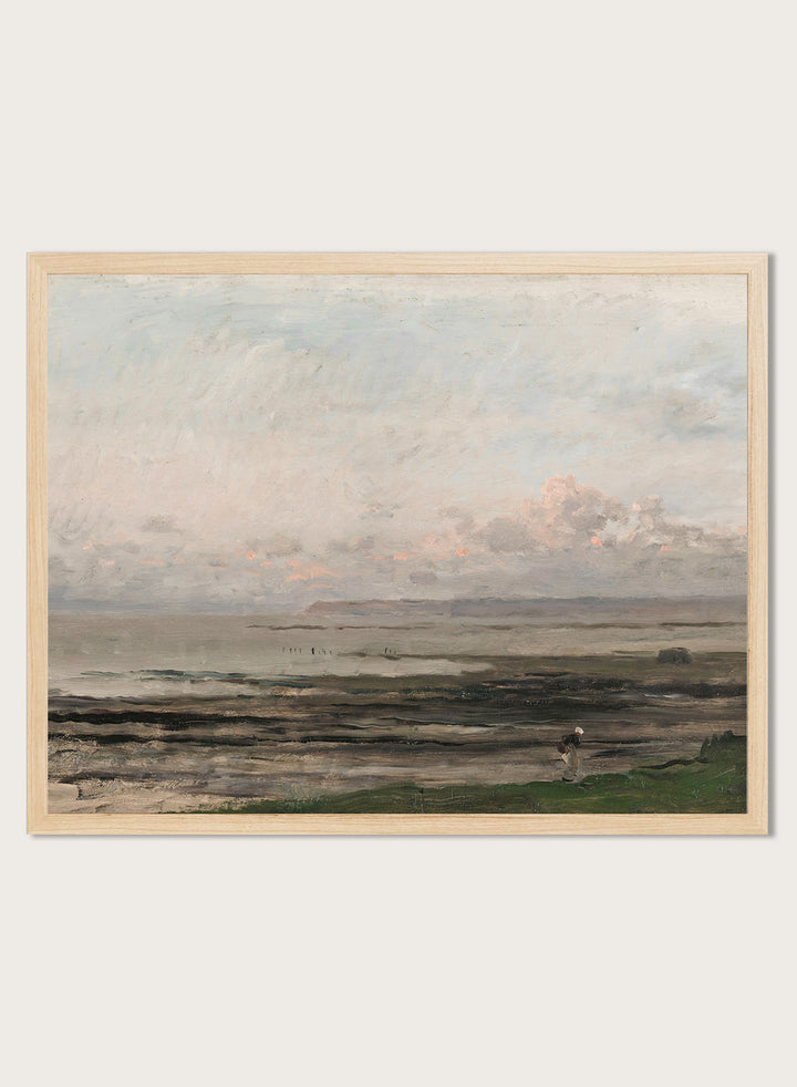 "Beach at Ebb Tide" Art Print