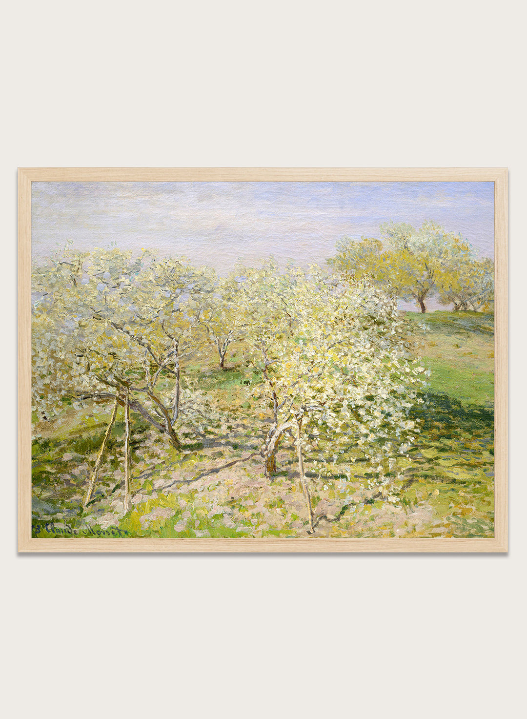 Claude Monet Spring (Fruit Trees in Bloom) Art Print