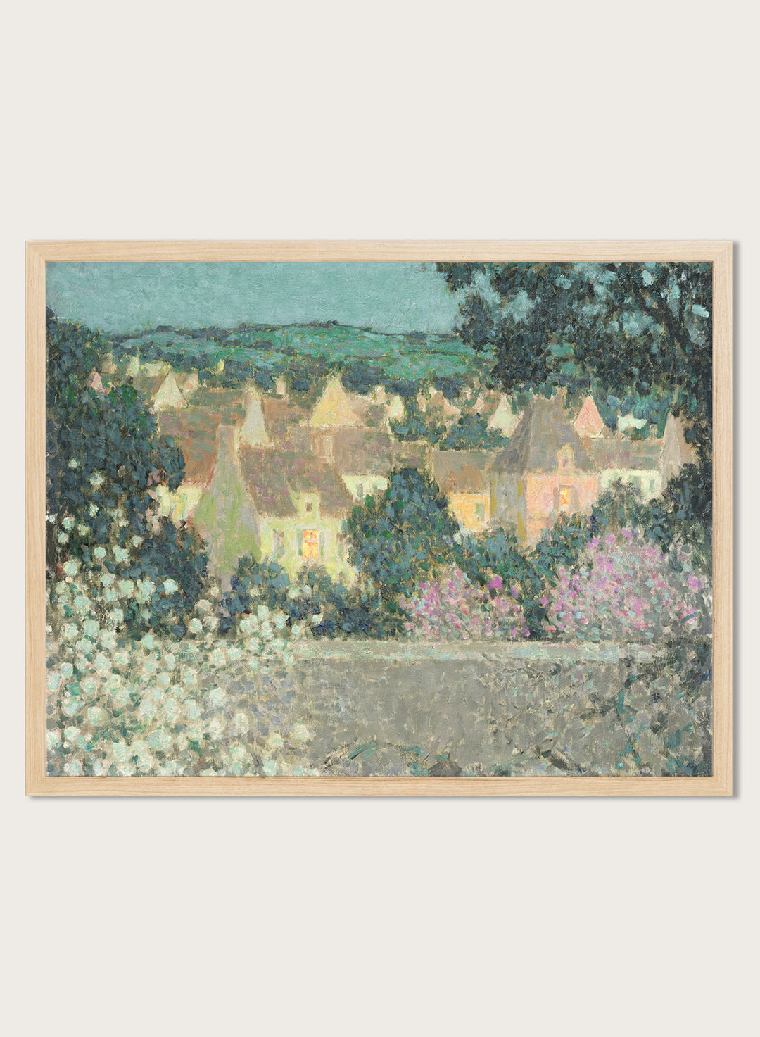 "The Rooftops, Composition" Art Print
