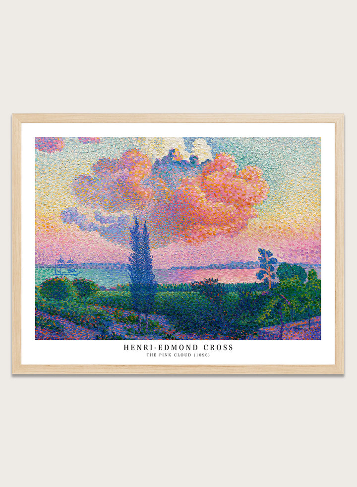 The Pink Cloud by Henri-Edmond Cross Print