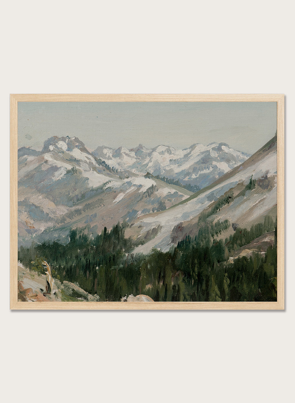 "First Snow" Art Print