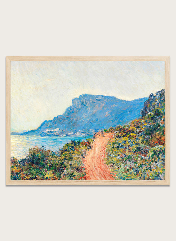 La Corniche near Monaco 1884 by Monet Print