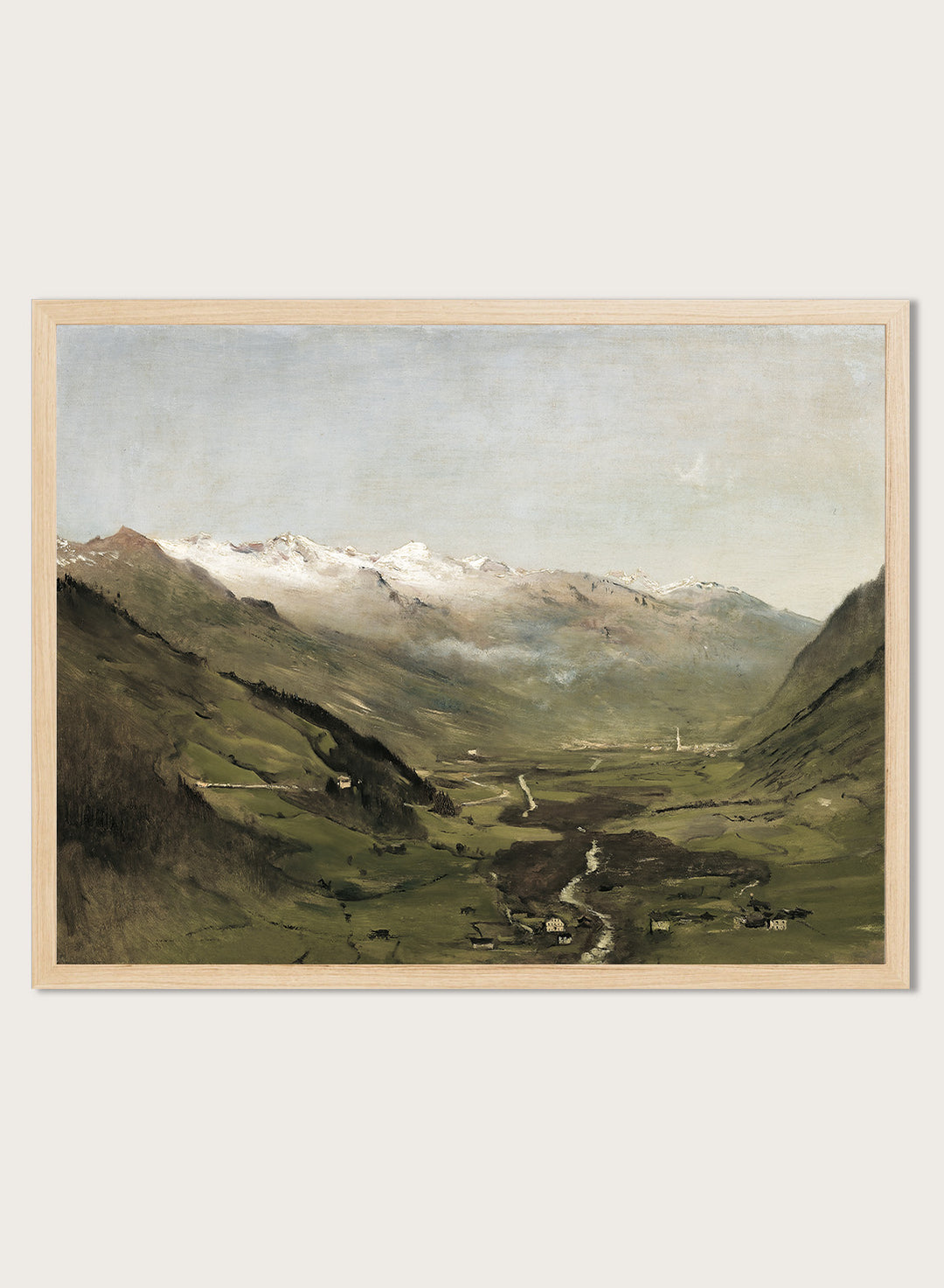"The Gastein Valley" Art Print