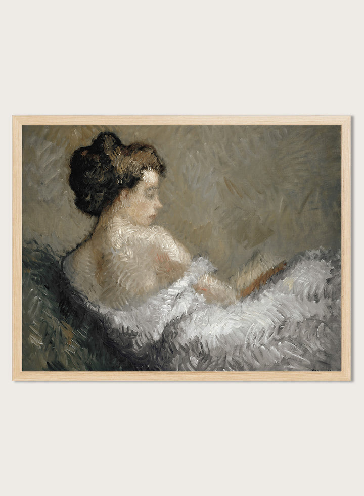 "Figure Crouching" Art Print