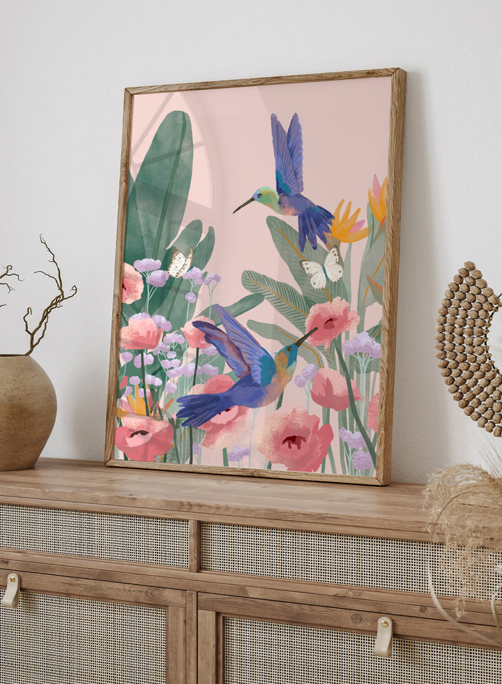 Goed Blauw - Hummingbirds Art Print
