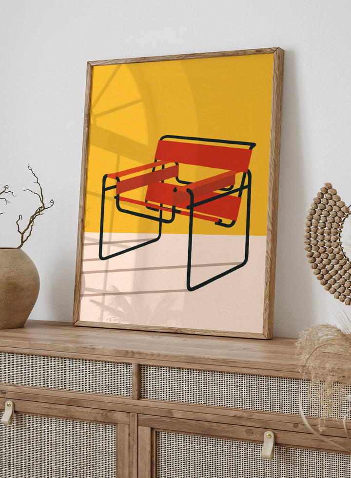 Rosi Feist - Wassily Chair Marcel Breuer Art Print
