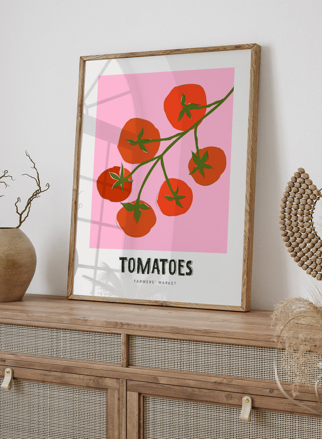 ‘Tomatoes on the Vine’ Aesthetic Art Print