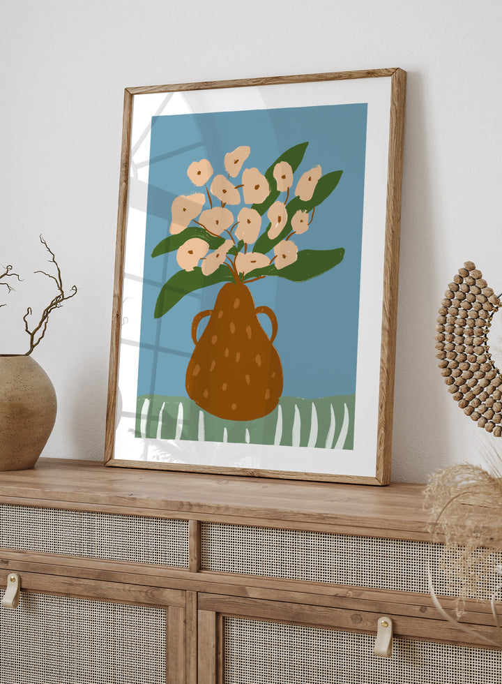 'Earthen Vase' Aesthetic Art Print