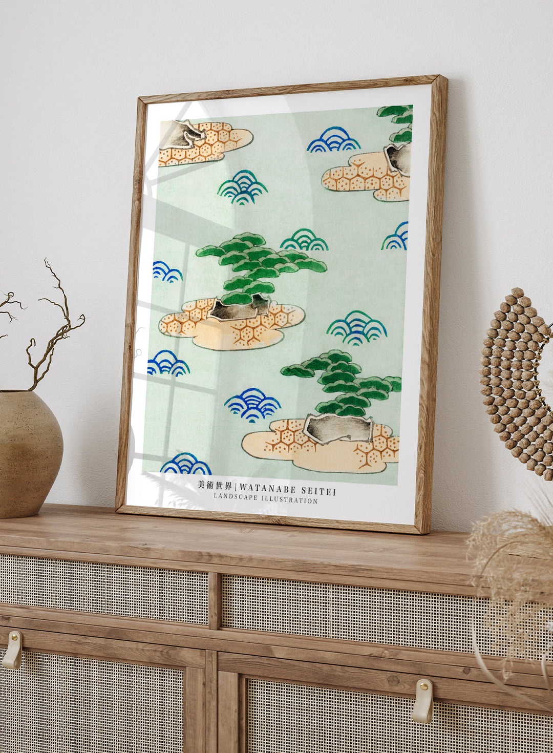 Watanabe Seitei Landscape Illustration Art Print