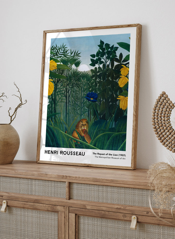 Henri Rousseau The Repast of the Lion 1907 Art Print