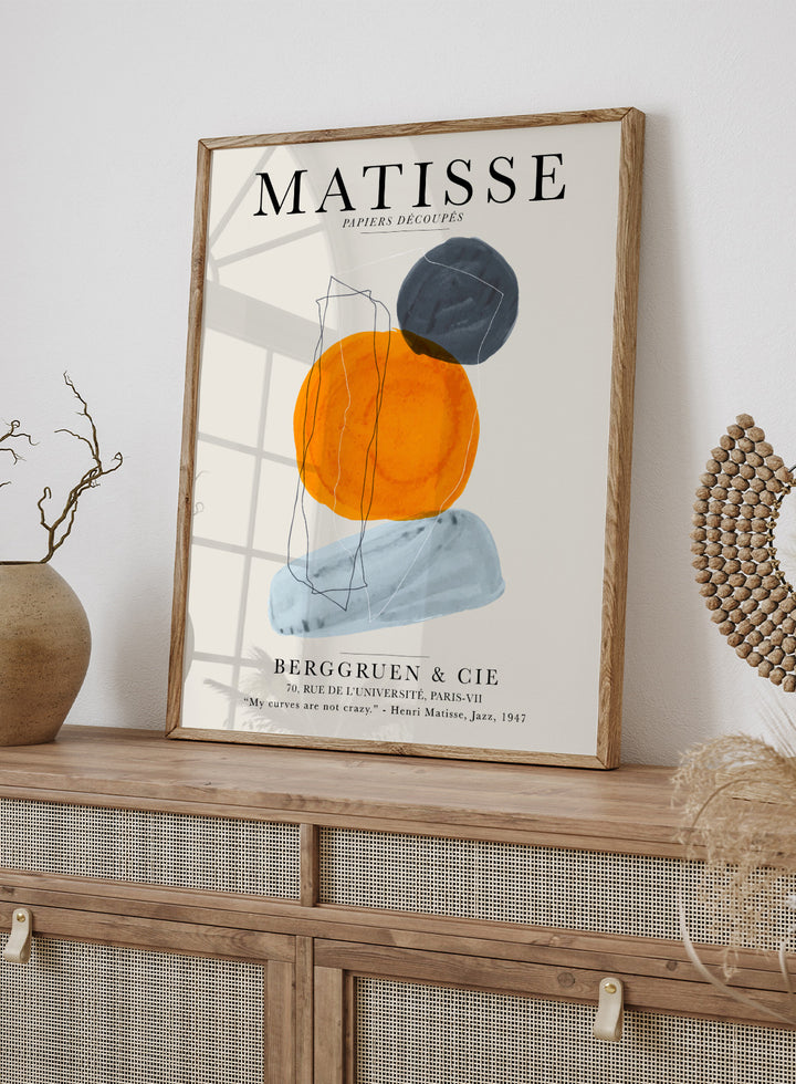 Abstract Shapes Matisse Print