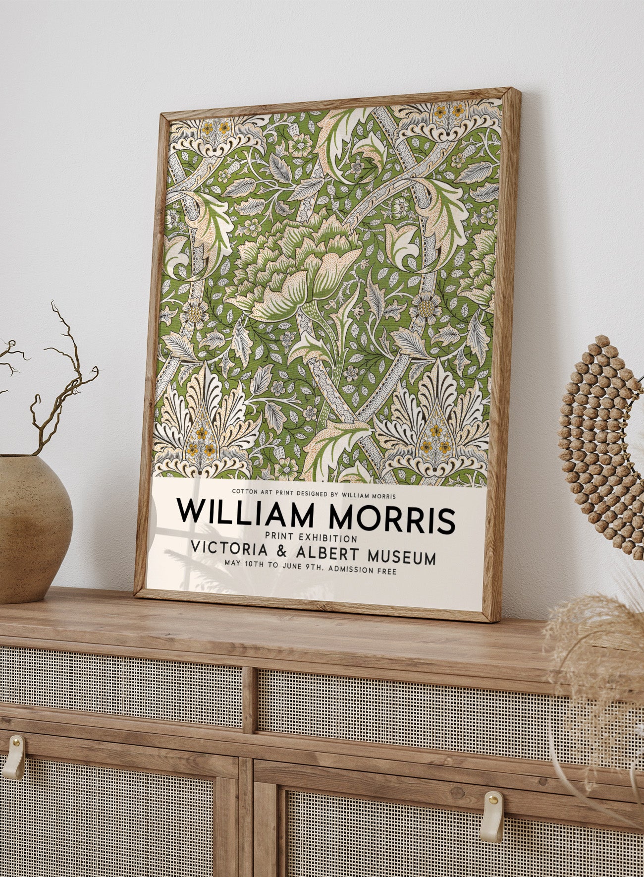 William Morris Windrush Flowers Vintage Art Print Art Museum