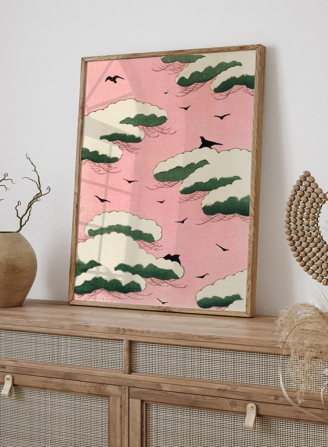 Watanabe Seitei Pink Sky Art Print