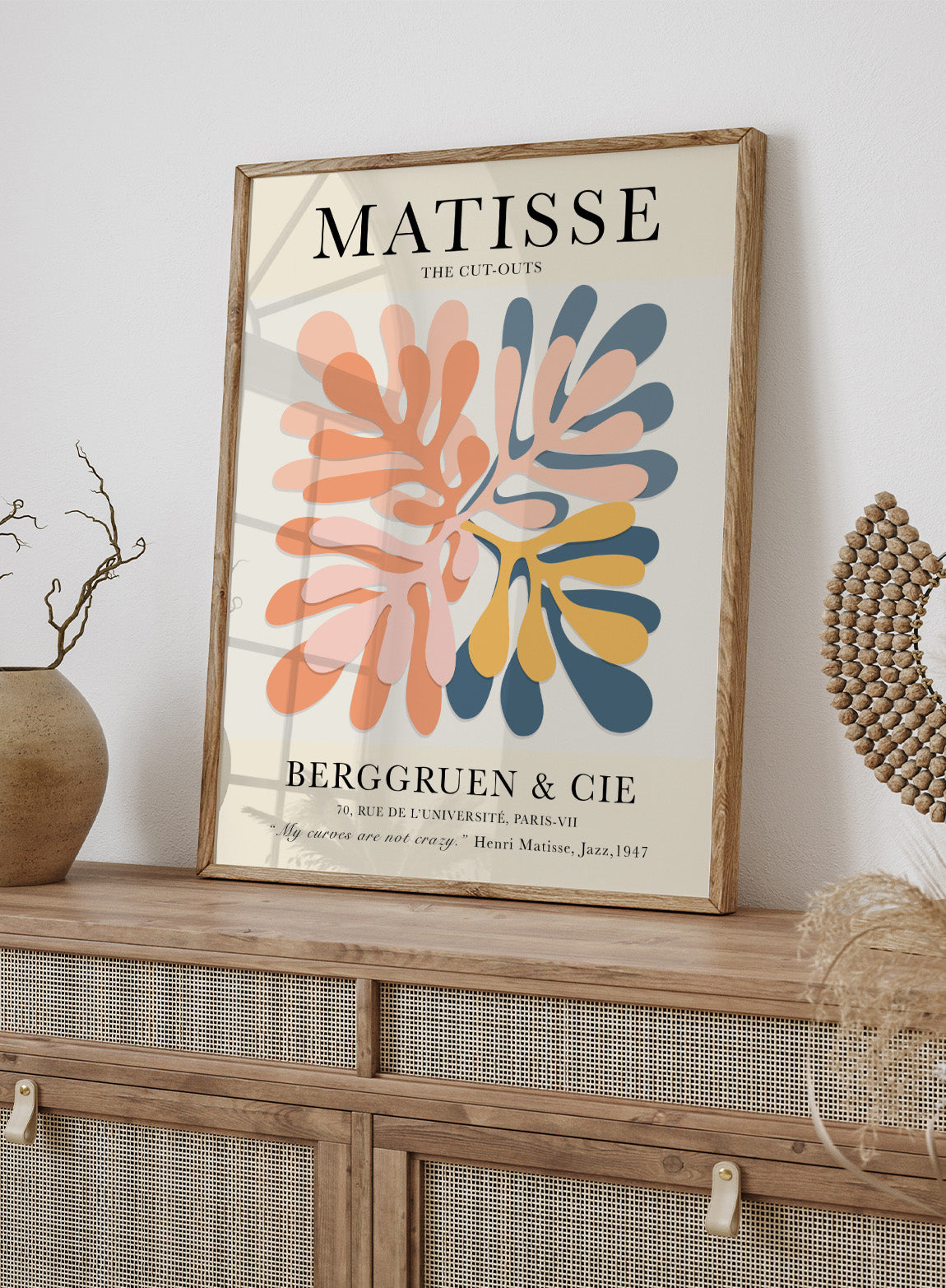 Henri Matisse The Cut-Outs Wall Art Print | Vintage Exhibition