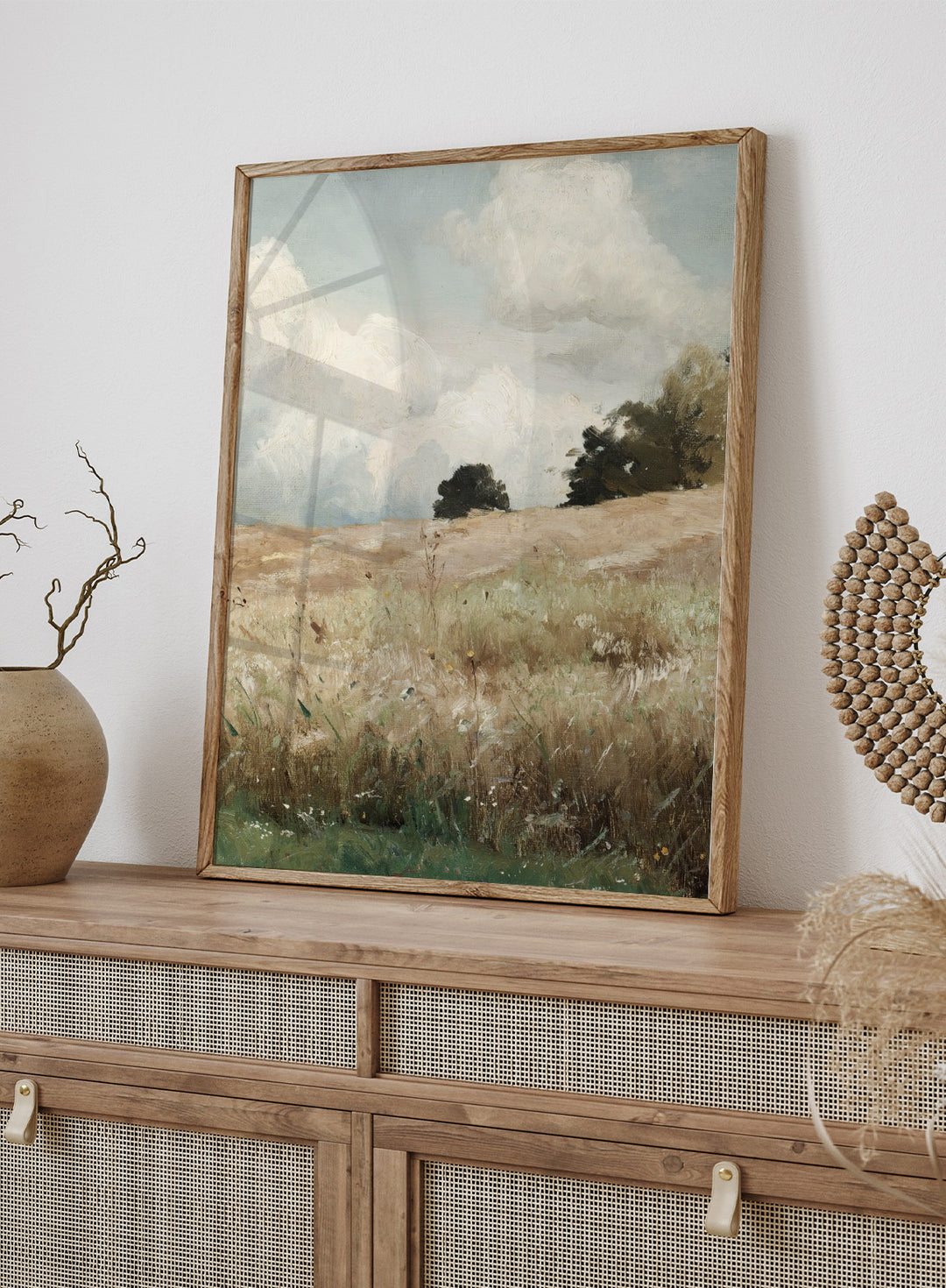 "Sädesfält, Landscape Study" Art Print