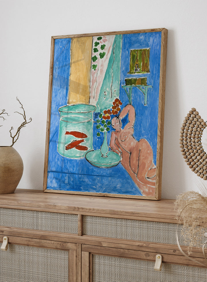 Henri Matisse Goldfish and Sculpture Art Print