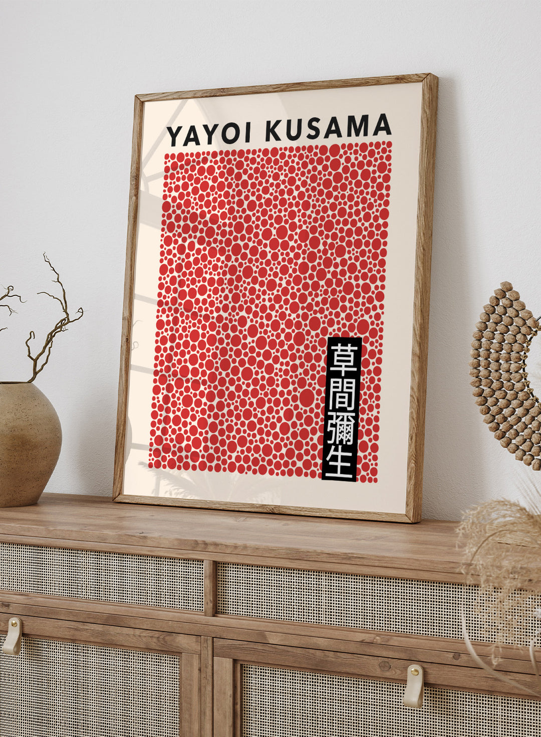 Polka Dots Inspired by Yayoi Kusama Art Print