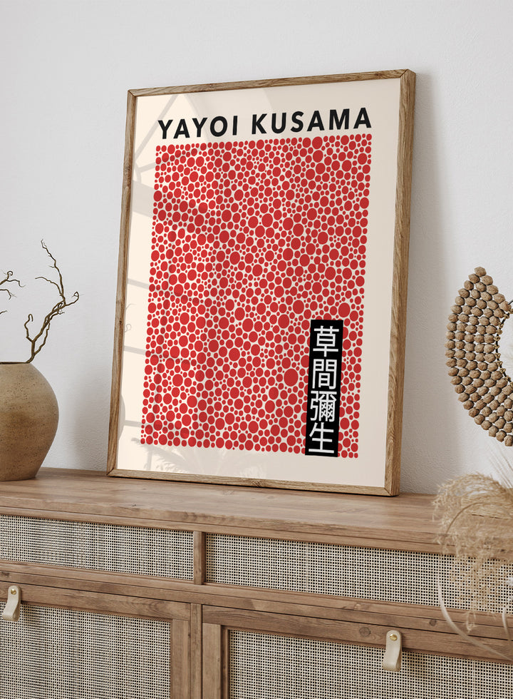 Polka Dots Inspired by Yayoi Kusama Art Print