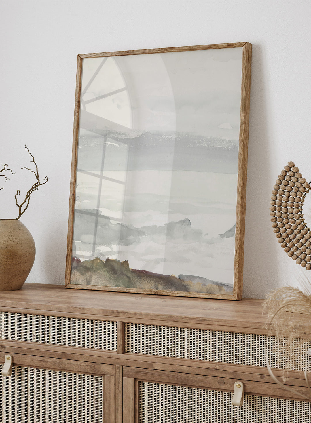 "Ocean Seen from a Cliff, Prout’s Neck, Maine" Art Print