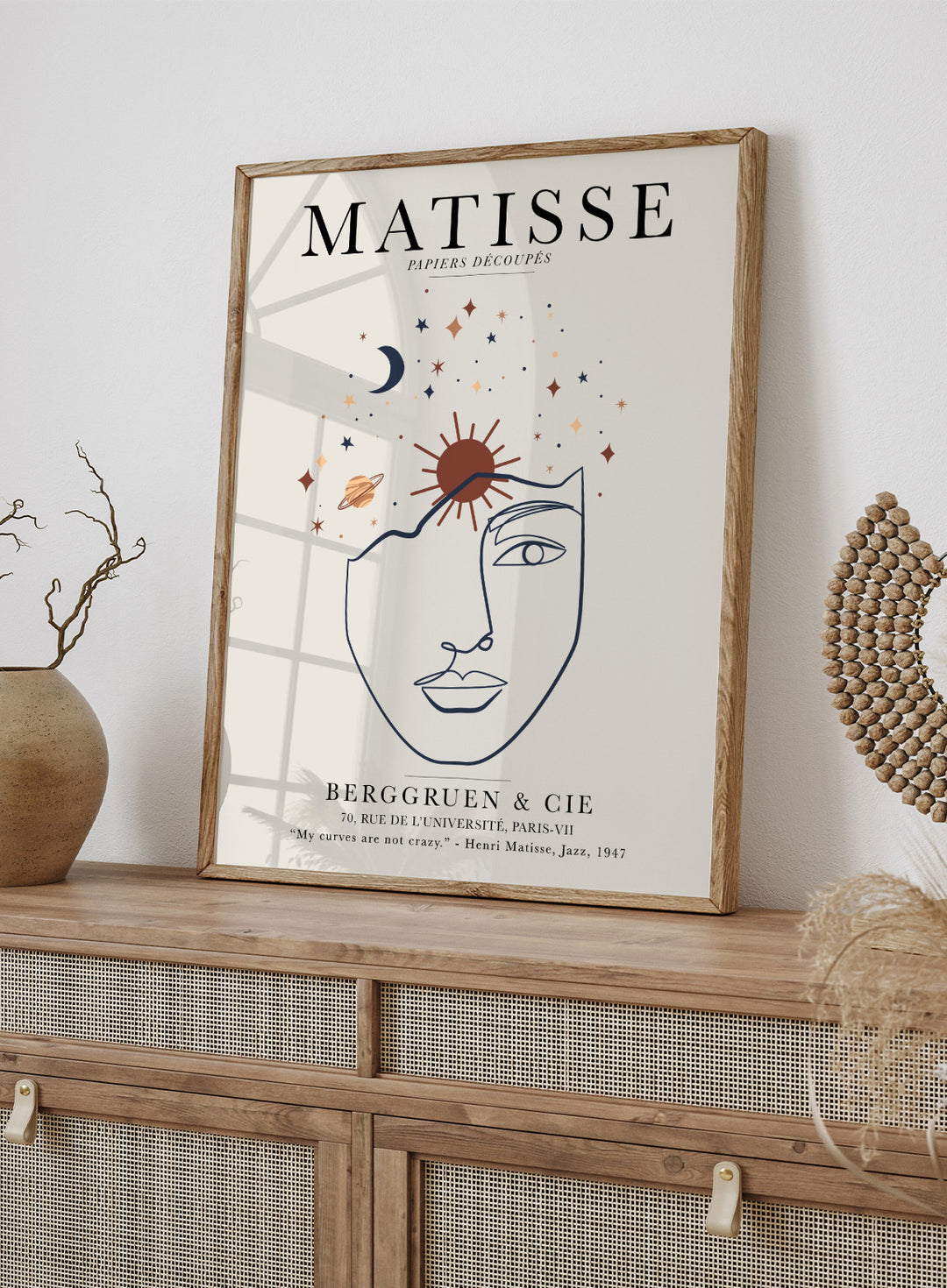 Sketch of Woman Matisse Print