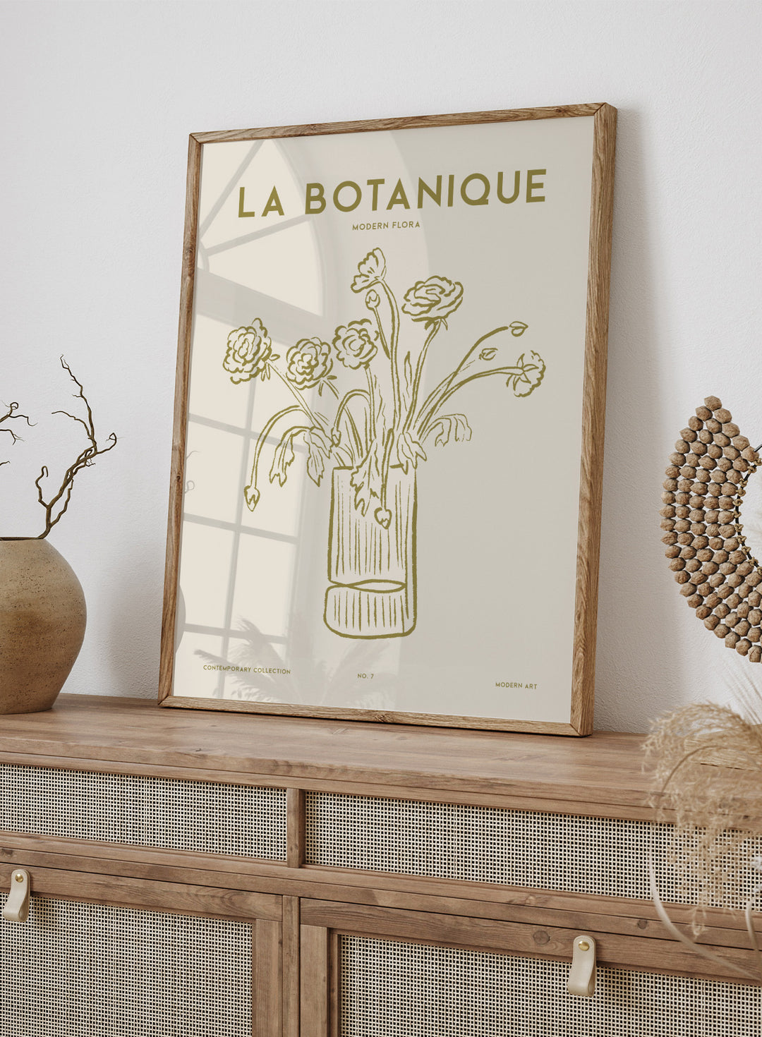 'Modern Flora 07' Aesthetic Art Print