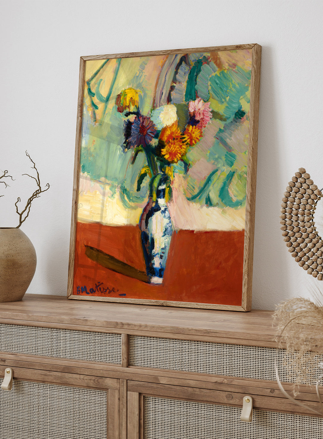 Henri Matisse Bouquet, Vase Chinois Art Print