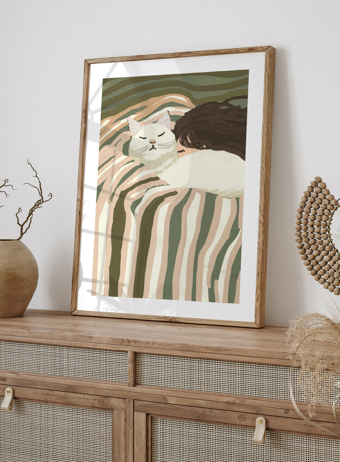 'Afternoon Nap' Aesthetic Art Print