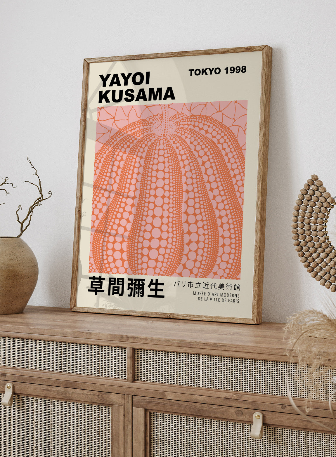 Yayoi Kusama 草間彌生 Pumpkin Forever Exhibition Poster Japanese