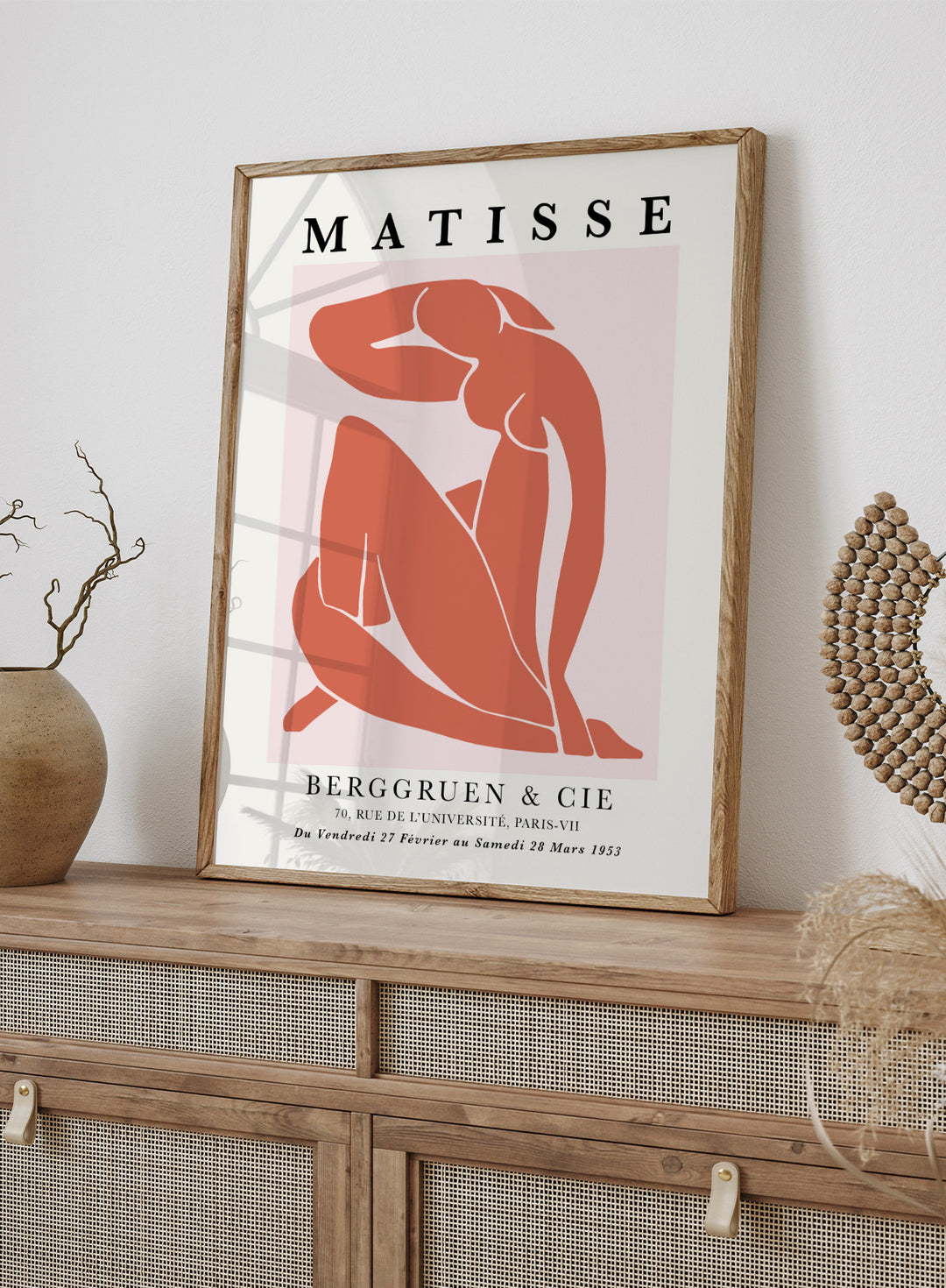 Blue Nudes in Red by Henri Matisse Print