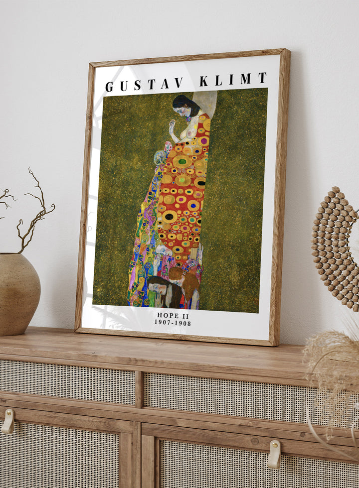 Gustav Klimt Hope II 1907-1908 Art Print