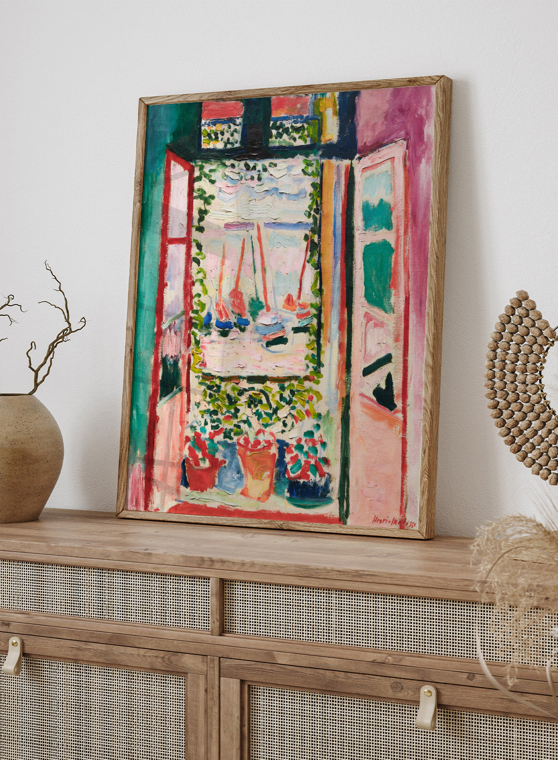 Henri Matisse Open Window 1905 Wall Art Print | Vintage Exhibition