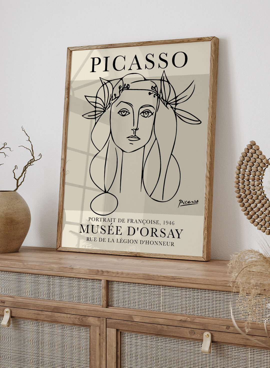 Picasso Portrait of Francoise Gilot Art Print