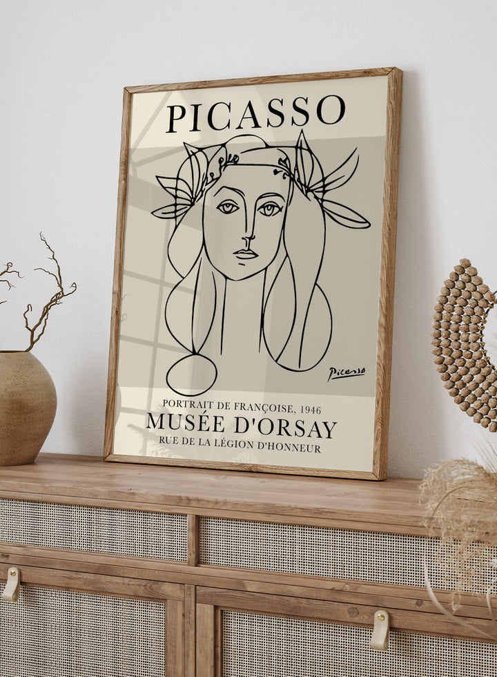 Picasso Portrait of Francoise Gilot Art Print