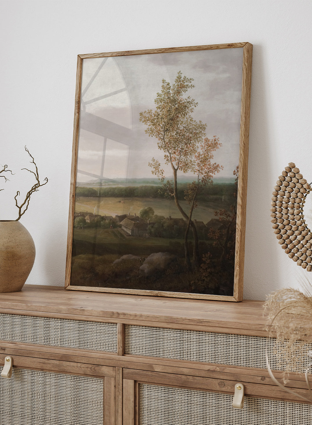 "View of the Country near Jægerspris" Art Print