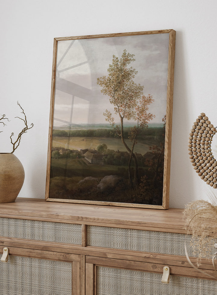 "View of the Country near Jægerspris" Art Print