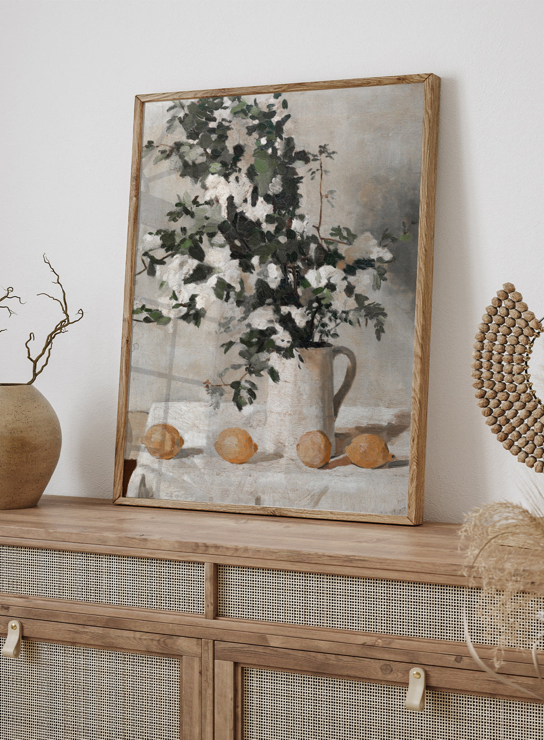 "Flowers and Lemons" Art Print