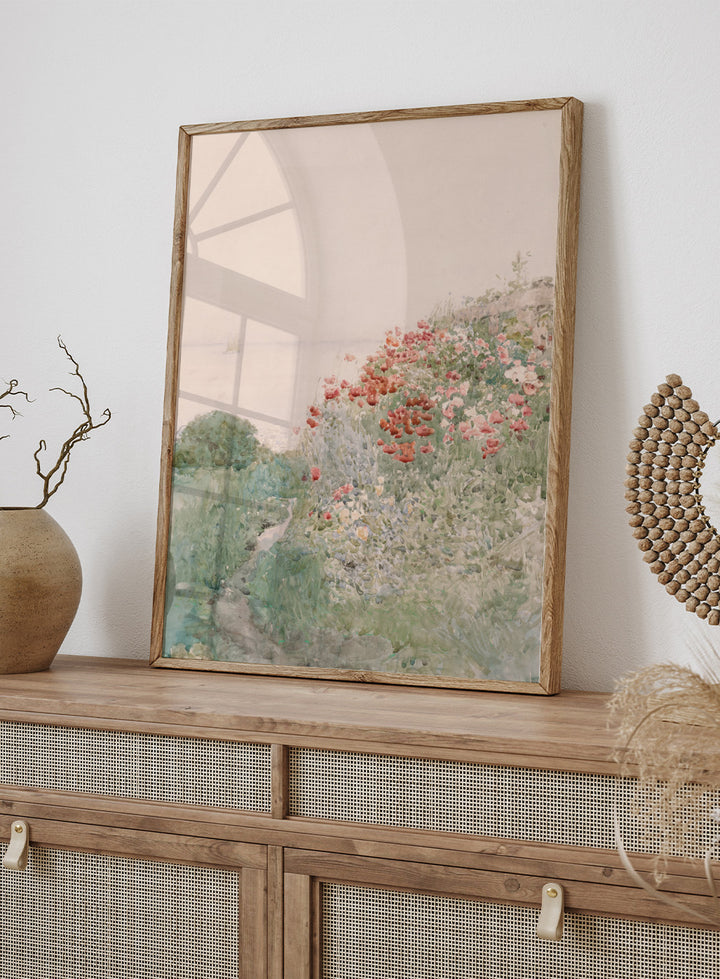 "Field of Poppies, Isles of Shoals" Art Print