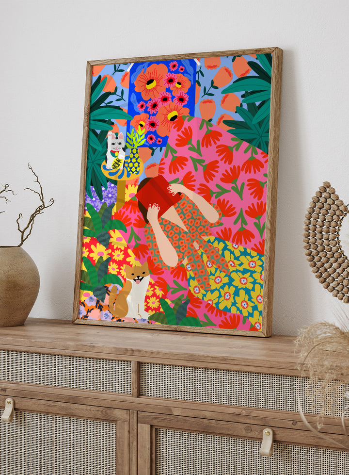 Rafaela Mascaro - Patterned Escape Art Print