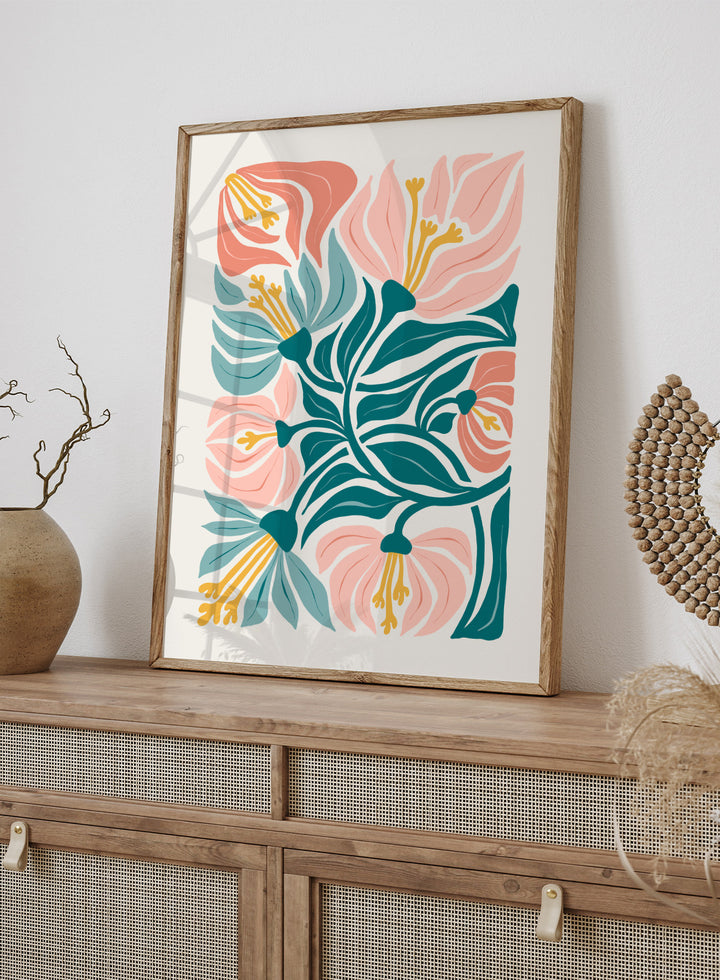 Abstract Botanical Art Print #FM93