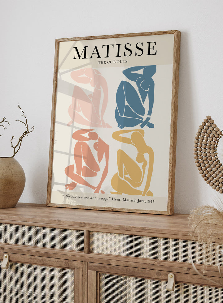 Blue Nudes 1952 by Henri Matisse Print