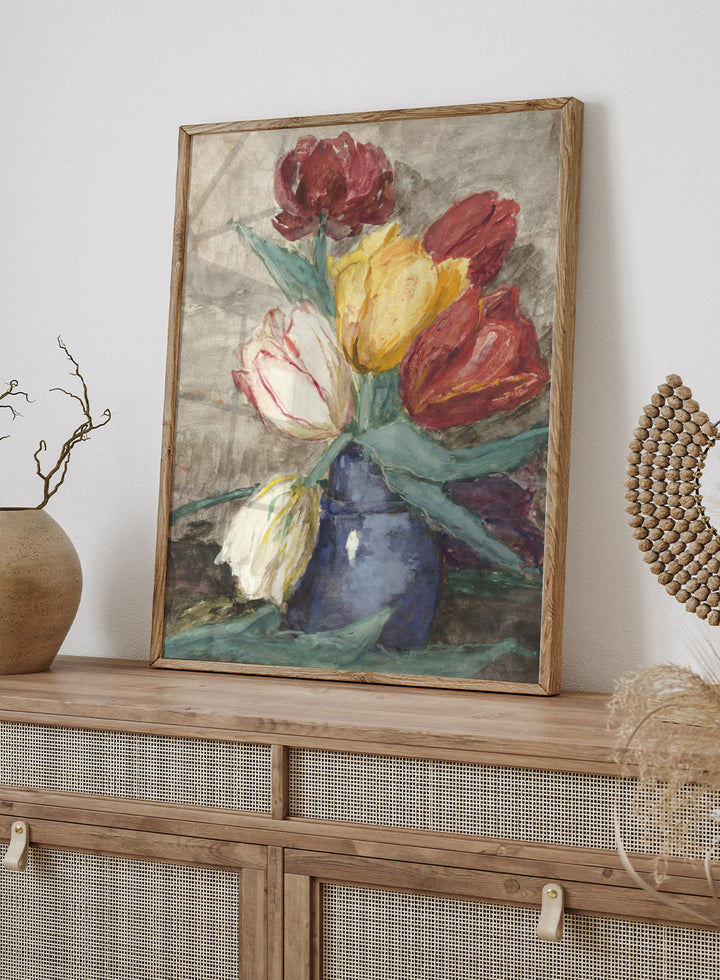 "Tulips in a Vase" Art Print