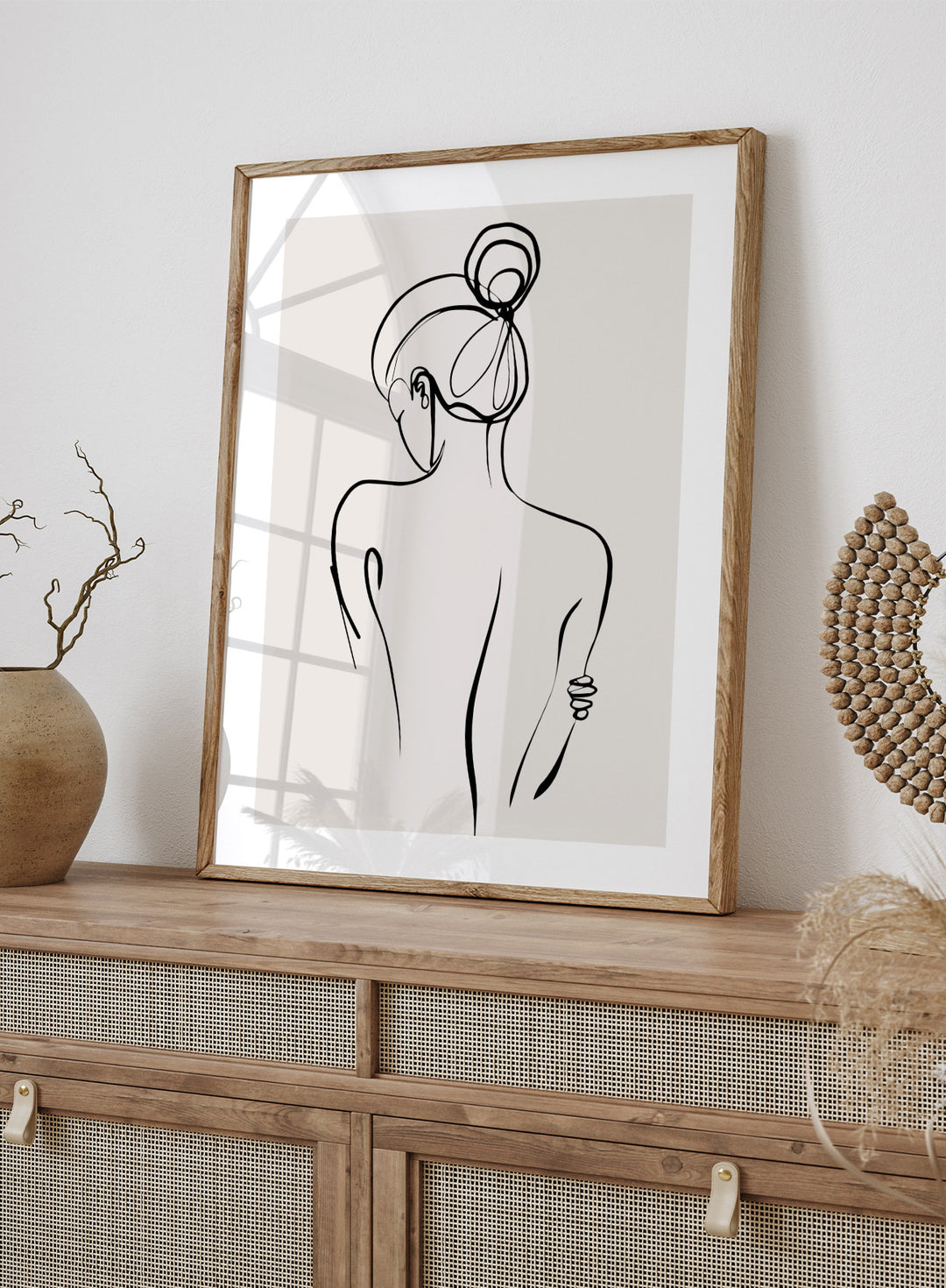 Silhouette Line Art Print