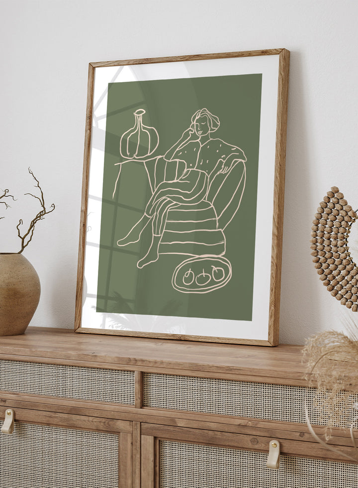 'The Recline' Aesthetic Art Print