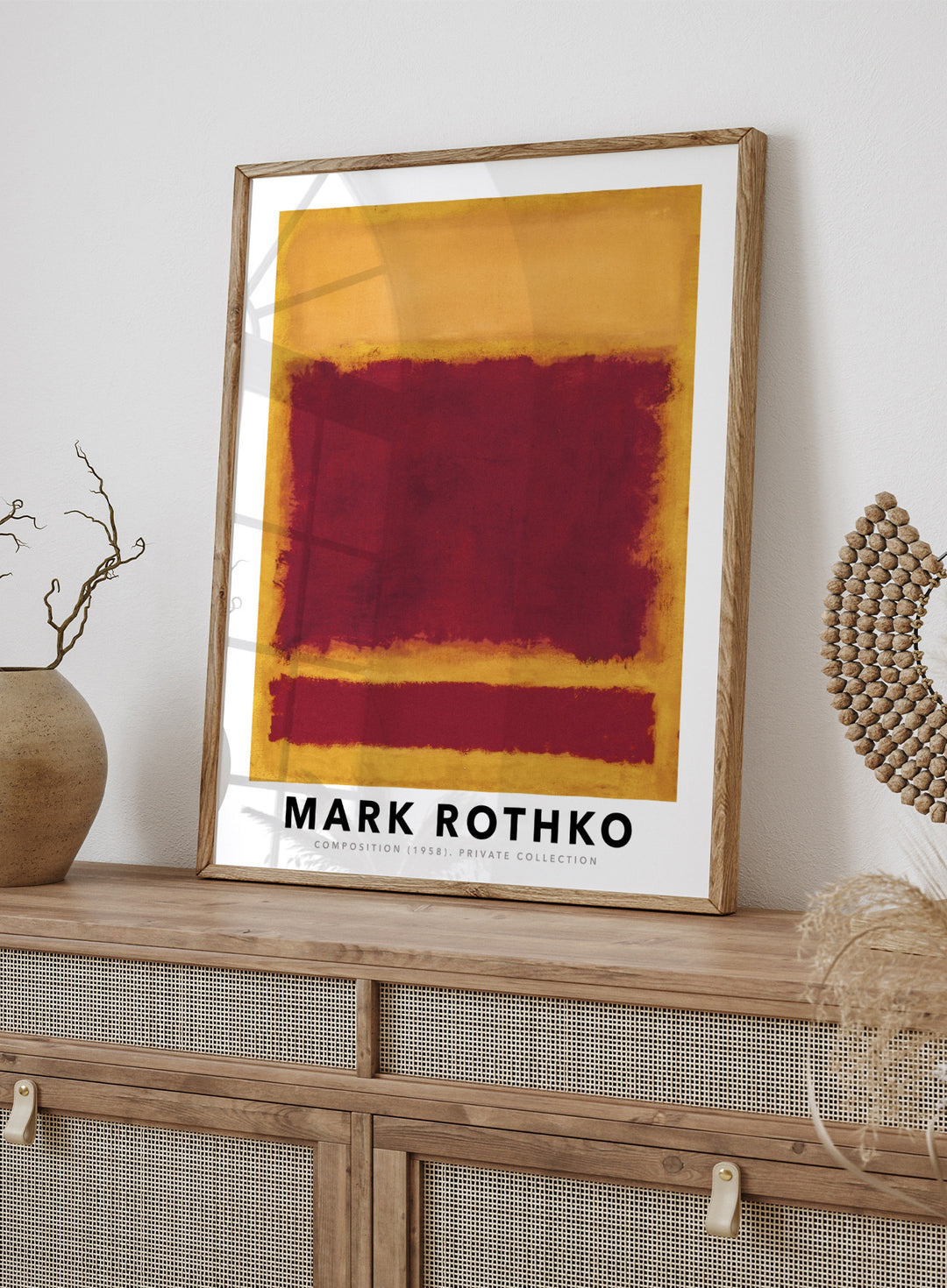 Mark Rothko Composition 1958 Art Print