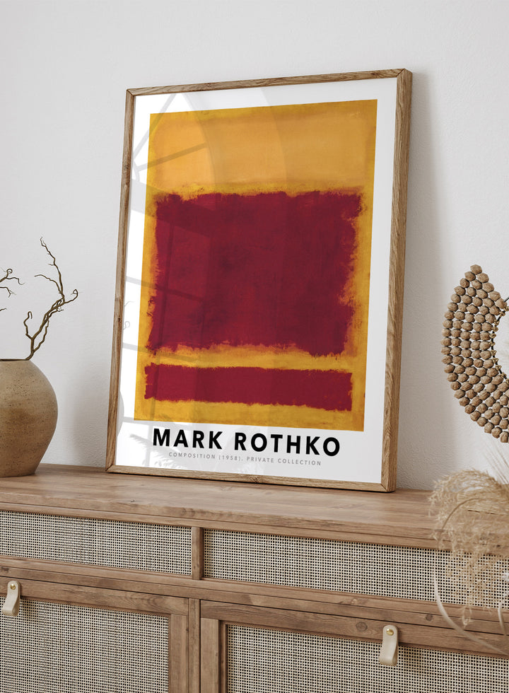 Mark Rothko Composition 1958 Art Print